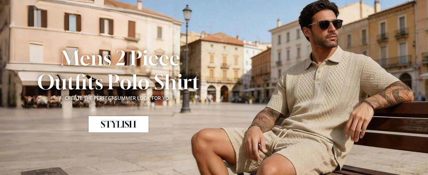 Men's 2 Pieces Outfits Casual