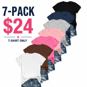 【Limited time deal】Women’s Summer Undershirt Short Sleeve T-Shirt