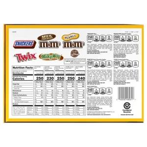 [New user benefits]M&M’s, Snickers and More Chocolate Candy Bars, Variety Pack, 30-count